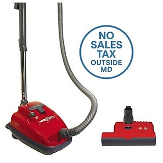 Airbelt K3 Canister Vacuum with ET-1 Powerhead Red 